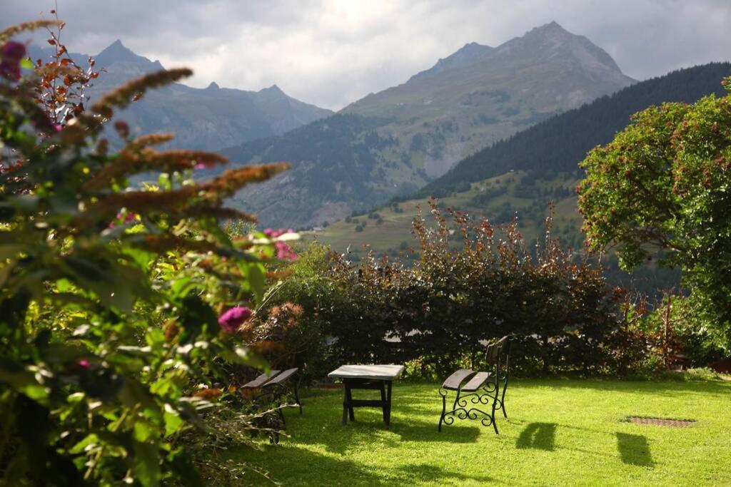 Paisible Chalet Montagne Avec Option Jacuzzi Séez المظهر الخارجي الصورة
